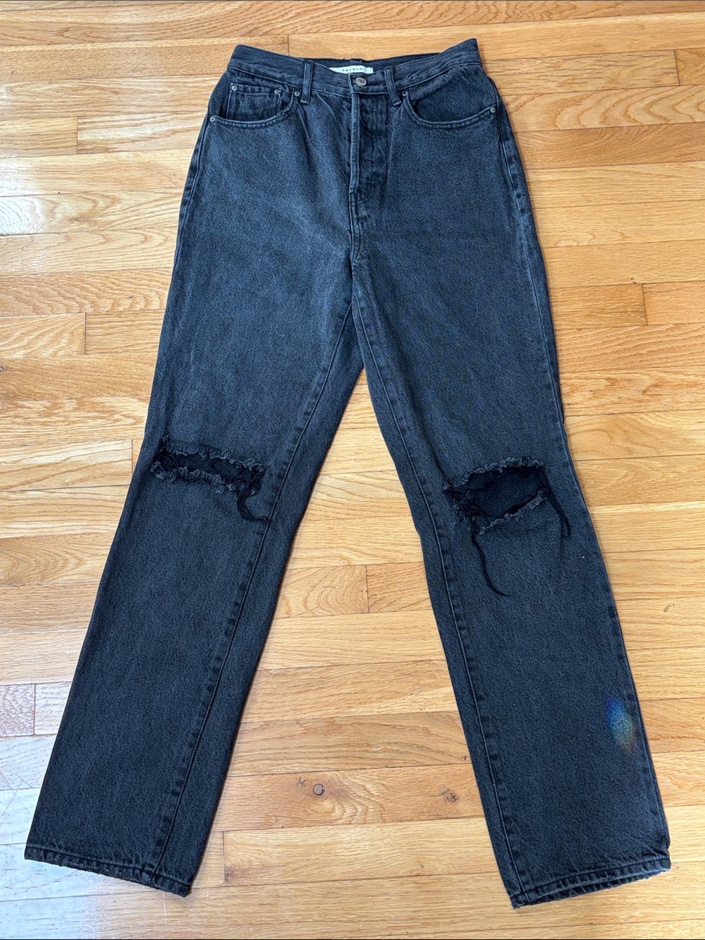 Pacsun black distressed jeans